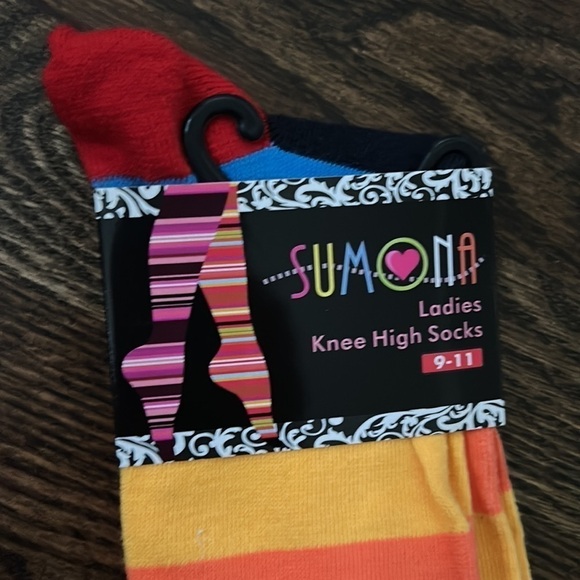 Sumona Knee High Rainbow Socks - Picture 2 of 5